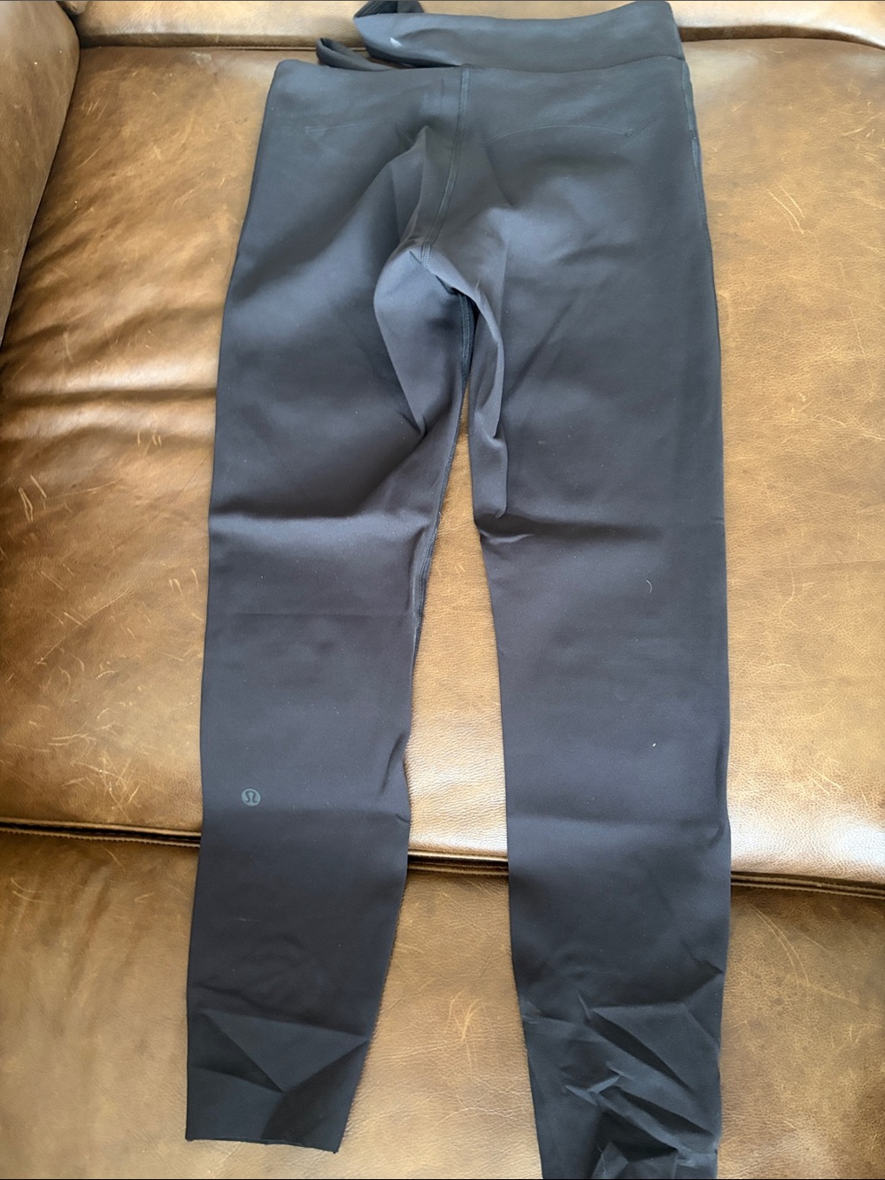 Lululemon Slit Waist Black Leggings - Picture 4 of 4